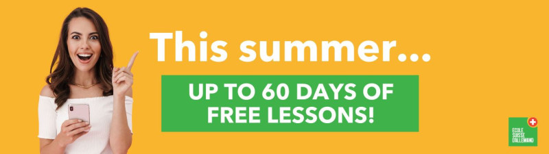 Summer offer - École Suisse d'Allemand