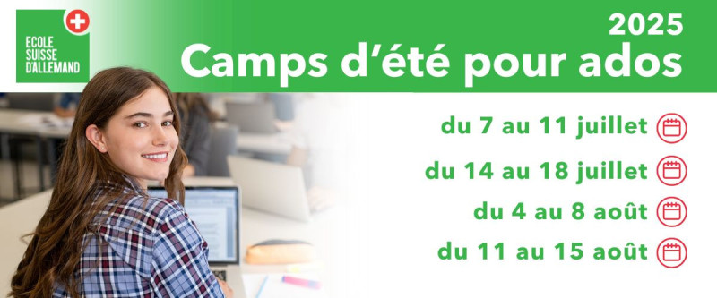 Camps d'été - École Suisse d'Allemand